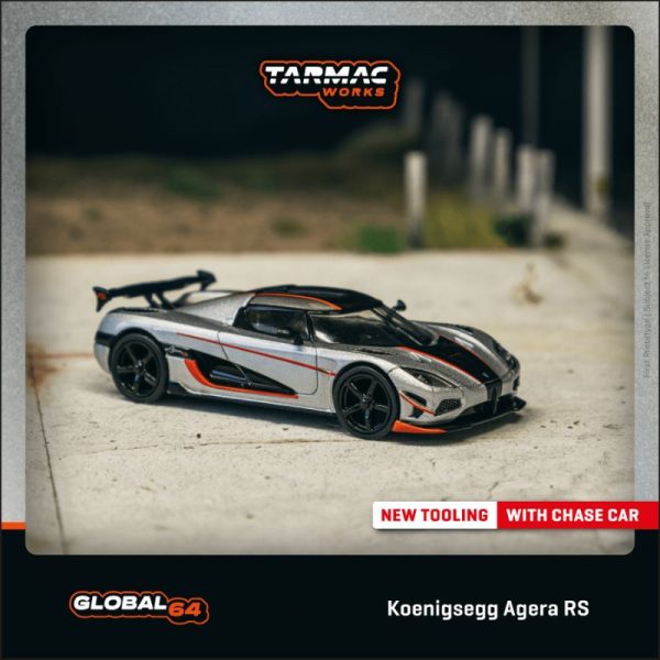 Tarmac Works Koenigsegg Agera RS Moon Silver Black