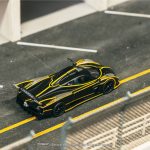 Tarmac Works Pagani Huayra R Matt Black Silver - Image 2