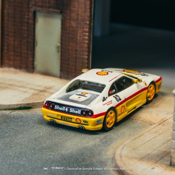 Tarmac Works Ferrari F355 Challenge Shell White Yellow - Image 3