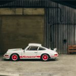 Tarmac Works Porsche 911 Carrera RS Lightweight White Red - Image 3