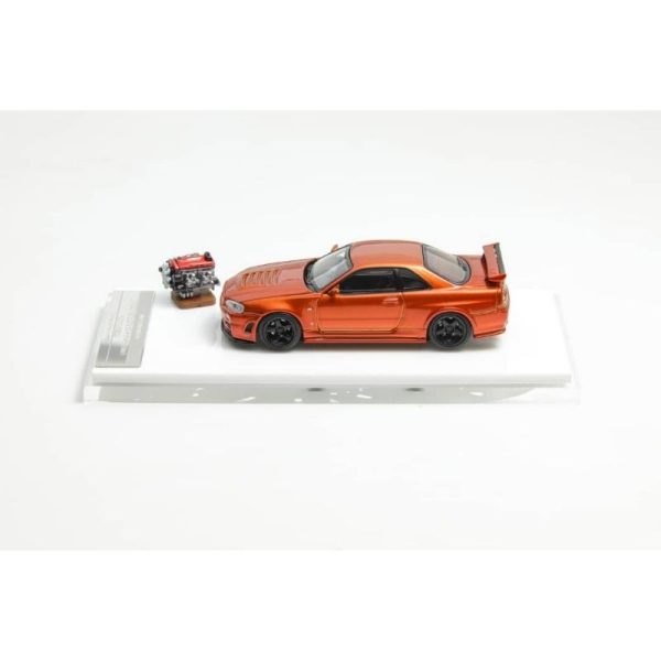 Motorhelix Nissan Skyline GT-R R34 Nismo Z-Tune Sunset Orange - Image 5