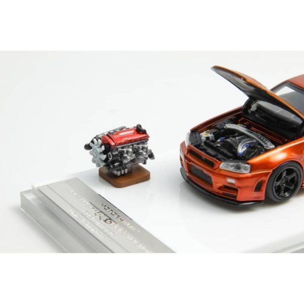 Motorhelix Nissan Skyline GT-R R34 Nismo Z-Tune Sunset Orange - Image 4