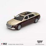 MINI GT Mercedes-Maybach S680 Gold Dark Red Metallic