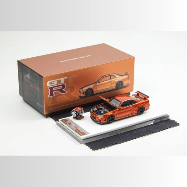 Motorhelix Nissan Skyline GT-R R34 Nismo Z-Tune Sunset Orange