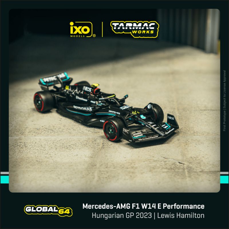 Tarmac Works Mercedes-AMG F1 W14 E Performance Hungarian Grand