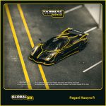 Tarmac Works Pagani Huayra R Matt Black Silver