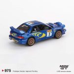 MINI GT Subaru Impreza WRC98 1998 Rally Monte-Carlo 3rd Place #3 - Image 2