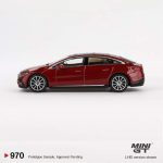 MINI GT Mercedes-Benz EQS 580 4MATIC Red Metallic - Image 3