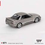 MINI GT Nissan Skyline GT-R (R32) Veilside Combat C-I Veilside Combat Grey - Image 2