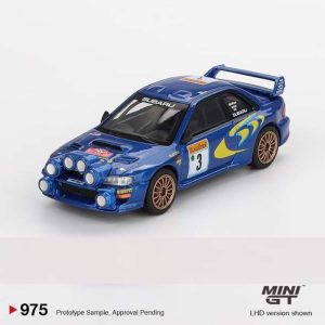 MINI GT Subaru Impreza WRC98 1998 Rally Monte-Carlo 3rd Place #3