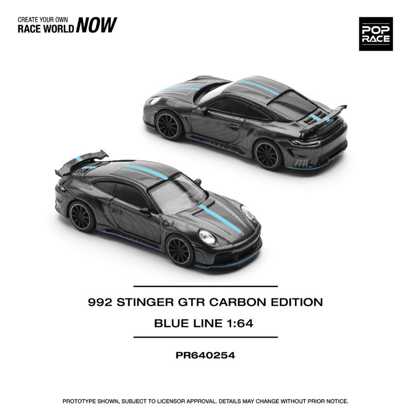 Pop Race Stinger GTR Carbon Edition (Blue Line)