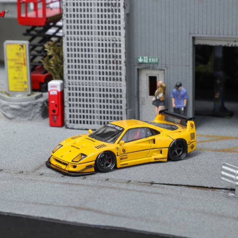 Star Model Ferrari F40 LBWK Widebody Yellow - MINIATURE TOY SHOP