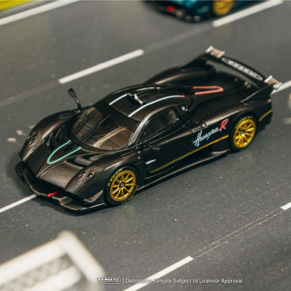 Tarmac Works Pagani Huayra R Matt Black Carbon Fiber - Image 3
