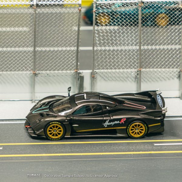 Tarmac Works Pagani Huayra R Matt Black Carbon Fiber - Image 2