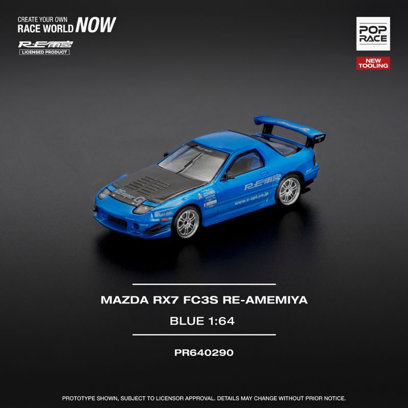 Pop Race Mazda RX7 (FC3S) RE-AMEMIYA RE-AMEMIYA Blue