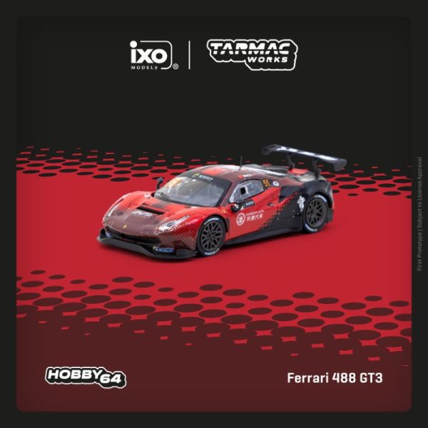 Tarmac Works Ferrari 488 GT3 Macau GT Cup 2022 Harmony Racing