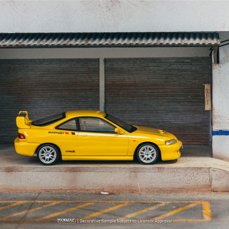 23 Tarmac Works Honda Integra TYPE R DC2 MUGEN Sunlight Yellow - Image 3