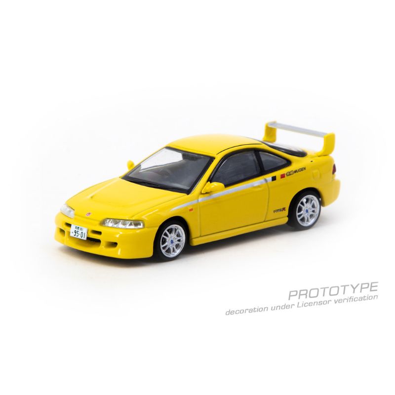 24 Tarmac Works Honda Integra TYPE R DC2 MUGEN Sunlight Yellow - Image 4