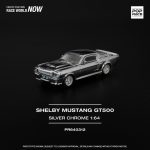 (Pre-Order) Pop Race Shelby Mustang GT500 Silver Chrome (Oct2025) - Image 2