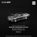 (Pre-Order) Pop Race Shelby Mustang GT500 Silver Chrome (Oct2025) - Image 3