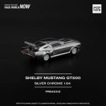 (Pre-Order) Pop Race Shelby Mustang GT500 Silver Chrome (Oct2025) - Image 4