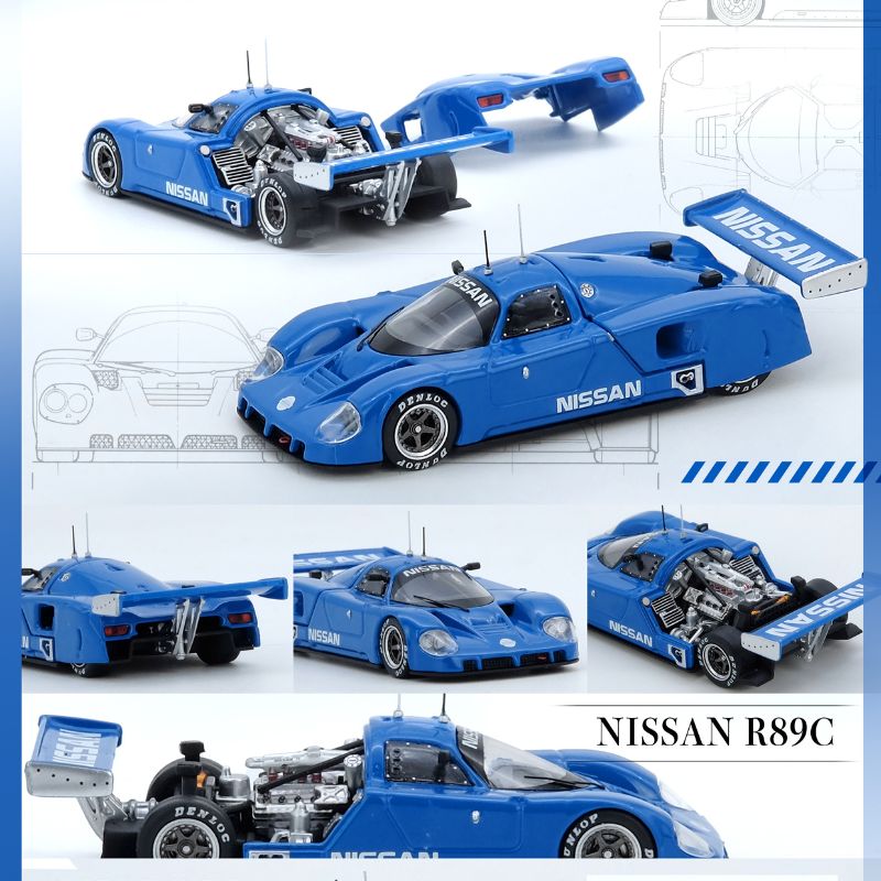 INNO64 Models Nissan R89C Blue INNO64 Models Nissan R89C Blue