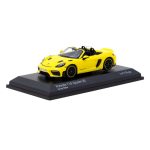 MINICHAMPS x Tarmac Works Porsche 718 Spyder RS Racing Yellow