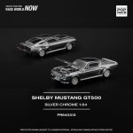 Pop Race Shelby Mustang GT500 Silver Chrome