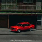 Tarmac Works FIAT 131 ABARTH Rally Stradale Red - Image 2