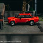 Tarmac Works FIAT 131 ABARTH Rally Stradale Red - Image 4