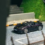 MINICHAMPS x Tarmac Works Porsche 718 Spyder RS Viola Metallic
