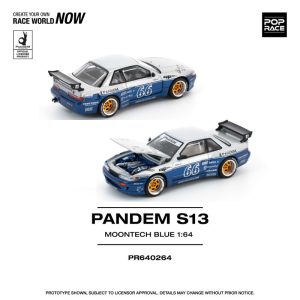 Pop Race Pandem Silvia S13 Moontech Blue