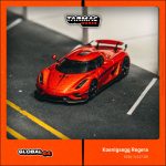 Tarmac Works Koenigsegg Regera Orange Metallic Black Stripes