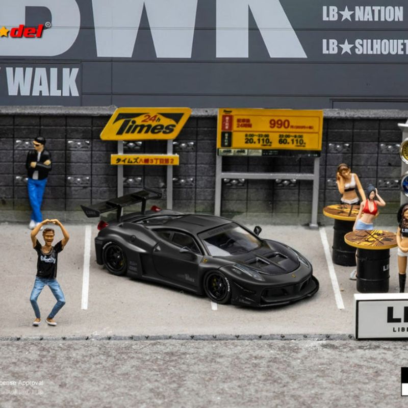 Ferrari 458 GT Black with Carbon Hood by Star Model