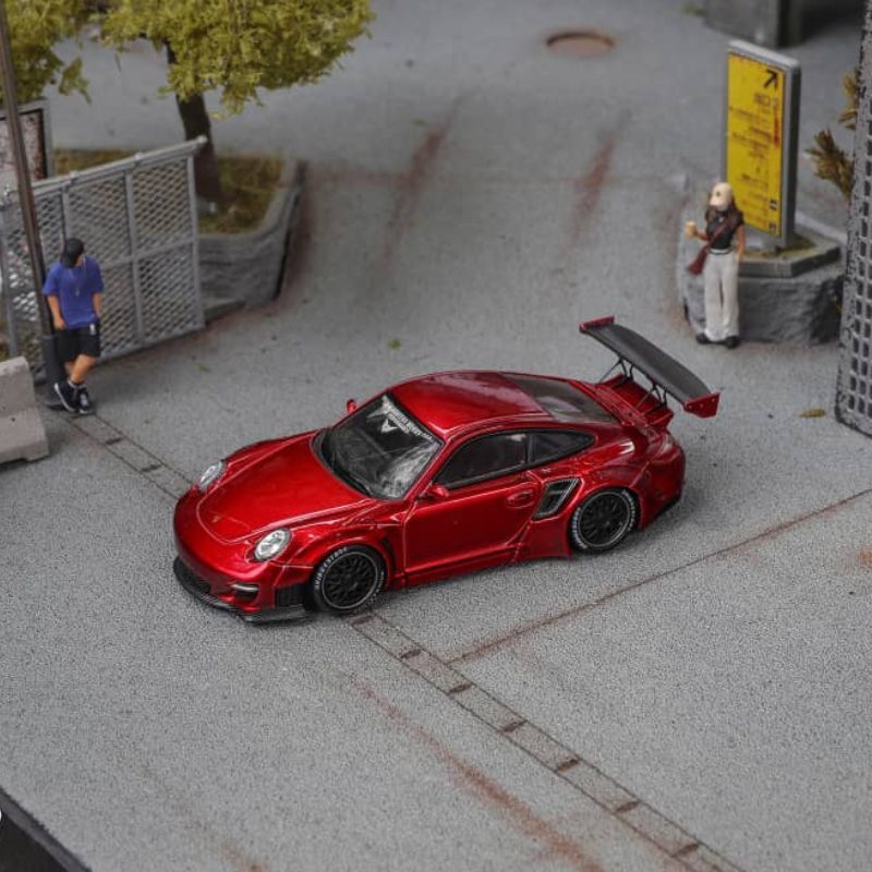 Porsche 997 Widebody Red by Star Model Porsche 997 Widebody Red by Star Model