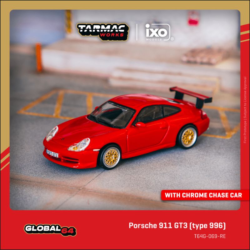 Tarmac Works Porsche 911 GT3 (type 996) Red