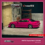 Tarmac Works VERTEX Toyota Mark II JZX100 Red Metallic