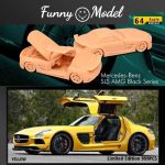 Mercedes Benz SLS AMG Black Series Yellow by Funny Model