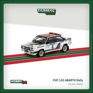 Tarmac Works FIAT 131 ABARTH Rally Rallye de Portugal Vinho do Porto 1978 Winner