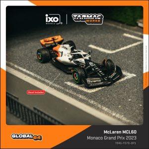 Tarmac Works McLaren MCL60 Monaco Grand Prix 2023 Oscar Piastri