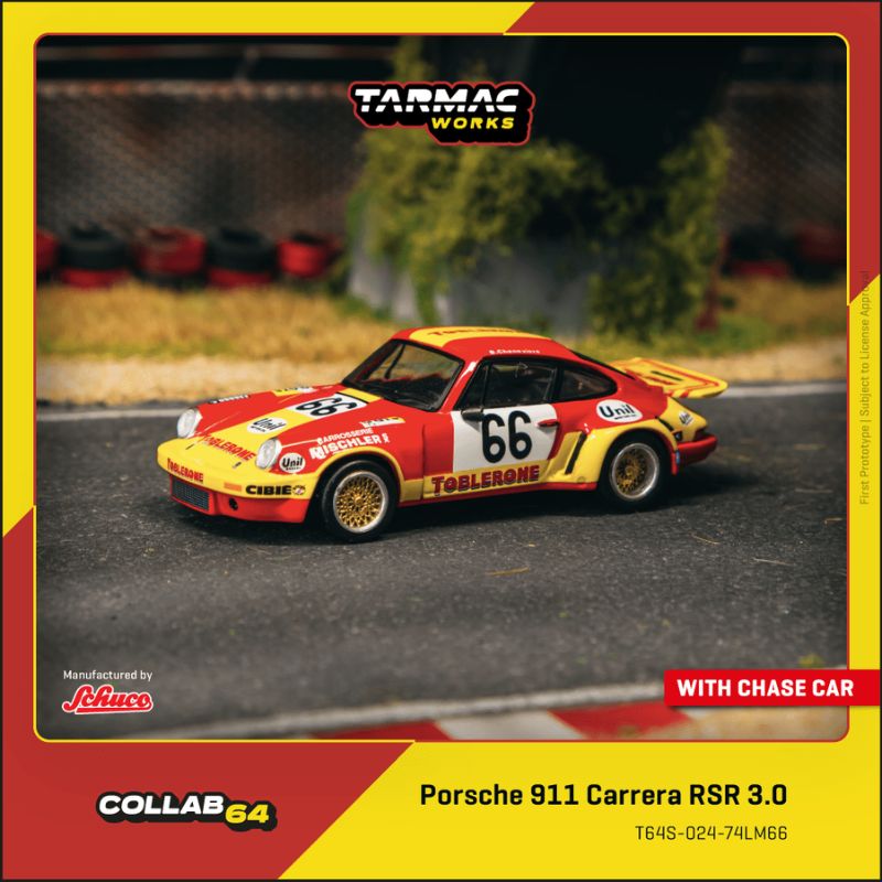 Tarmac Works Porsche 911 Carrera RSR 3.0 24h Le Mans 1974 #66 Tarmac Works Porsche 911 Carrera RSR 3.0 24h Le Mans 1974 #66