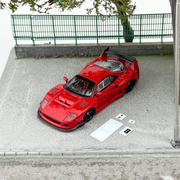 Ferrari F40 with LBWK Kit Red by Street Warrior - Image 1