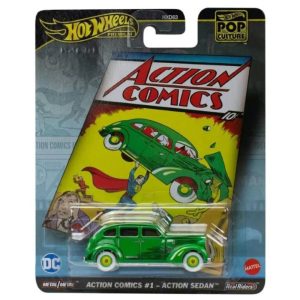 Hot Wheels 2025 Premium Pop Culture Action Comics Action Sedan