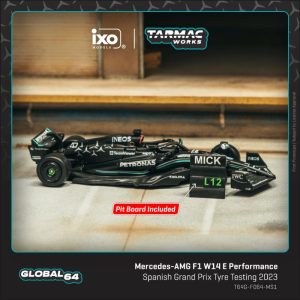 Tarmac Works Mercedes-AMG F1 W14 E Performance Spanish Grand Prix Tyre Testing 2023 Mick Schumacher