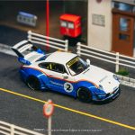 Tarmac Works RWB 993 Liberty Walk White Blue - Image 2