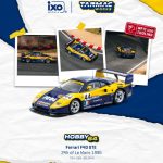 Tarmac Works Ferrari F40 GTE 24h of Le Mans 1996 Blue Yellow