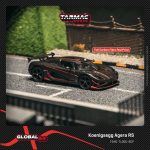 Tarmac Works Koenigsegg Agera RS Black Carbon Fiber Red Accents