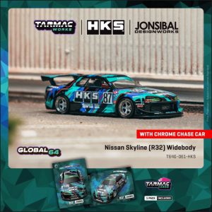 Tarmac Works Nissan Skyline (R32) Widebody HKS