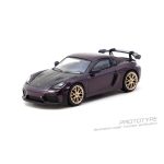 (Pre-Order) Tarmac Works Porsche Cayman GT4RS Amethyst Metallic (ETA- April2026) - Image 4