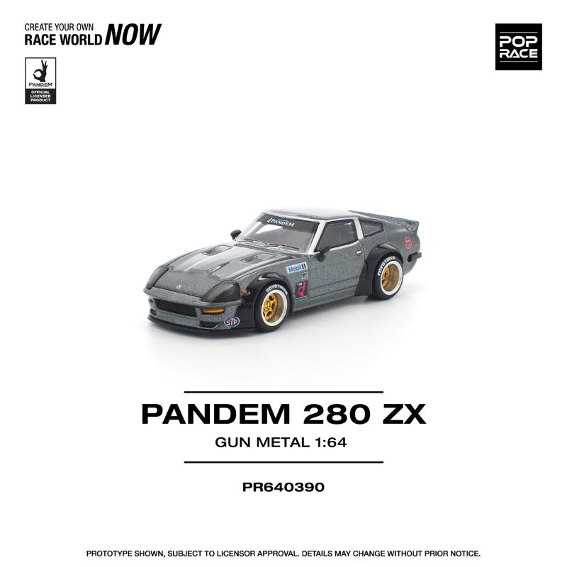 Pop Race PANDEM 280ZX Gun Metal PR640390